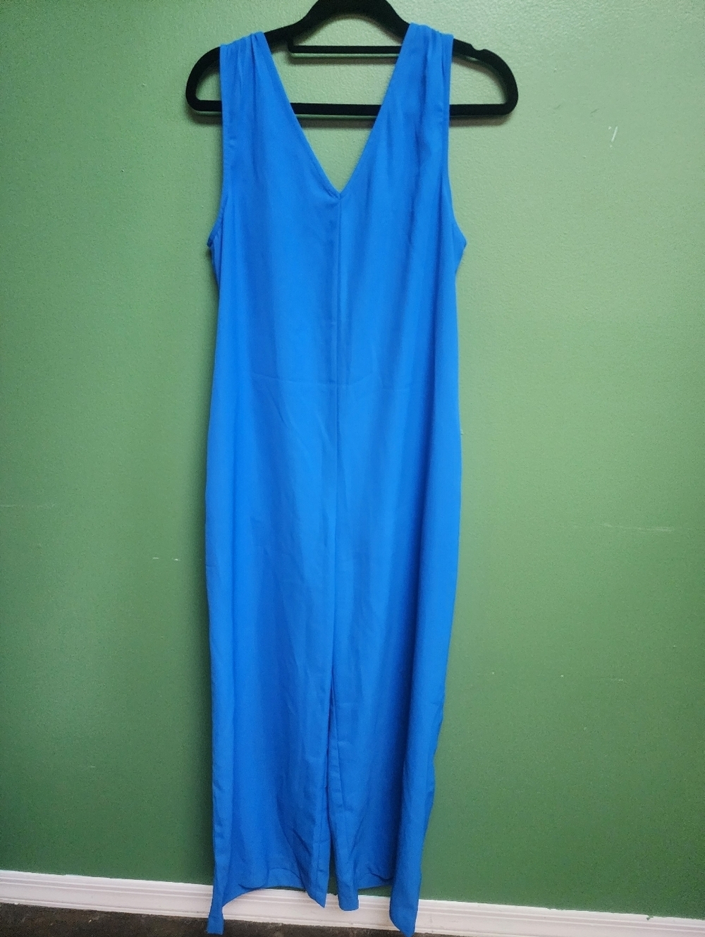 Stunning bright blue jumpsuit by MittiShop small